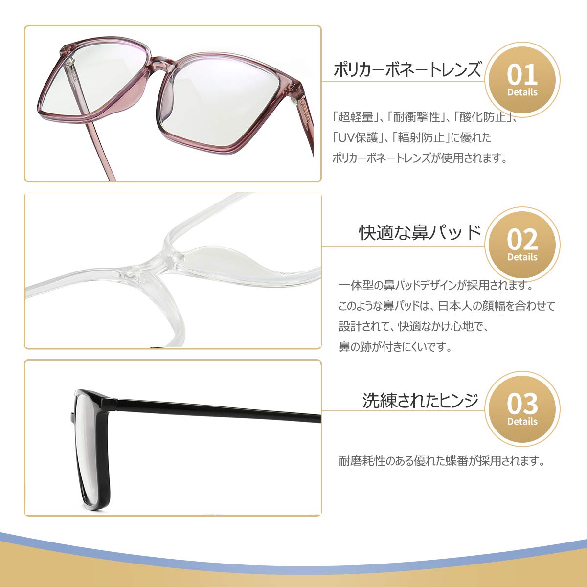 【送料無料】[Dollger] ブルーライトカットメガネ pcメガネ パソコン用メガネ 透明...