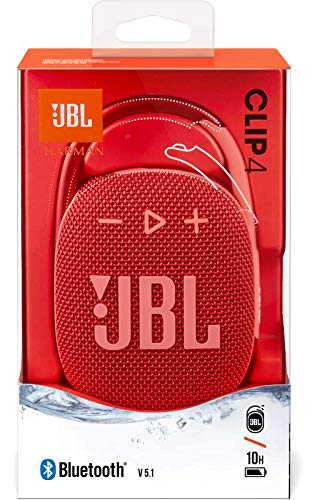 【送料無料】JBL CLIP 4 Bluetoothスピーカー USB C充電/IP67防塵防水/パッシブラジエーター搭載/ポータブル/2021年モデル レッド JBLCLIP4RED scintitur-10104388 サンティチュール サンプル画像3