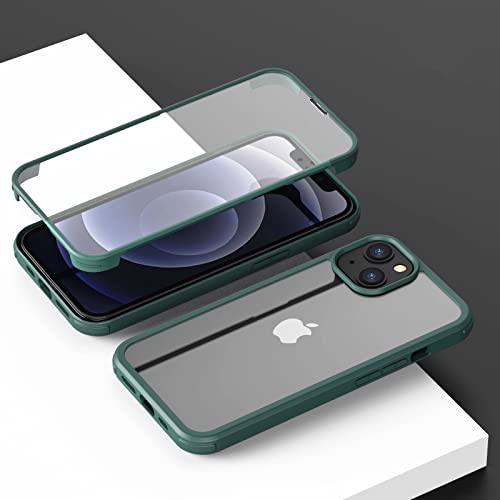 【送料無料】MQman iPhone13Pro ケース 前面ガラス+背面ガラス 360°全面保護 100％...
