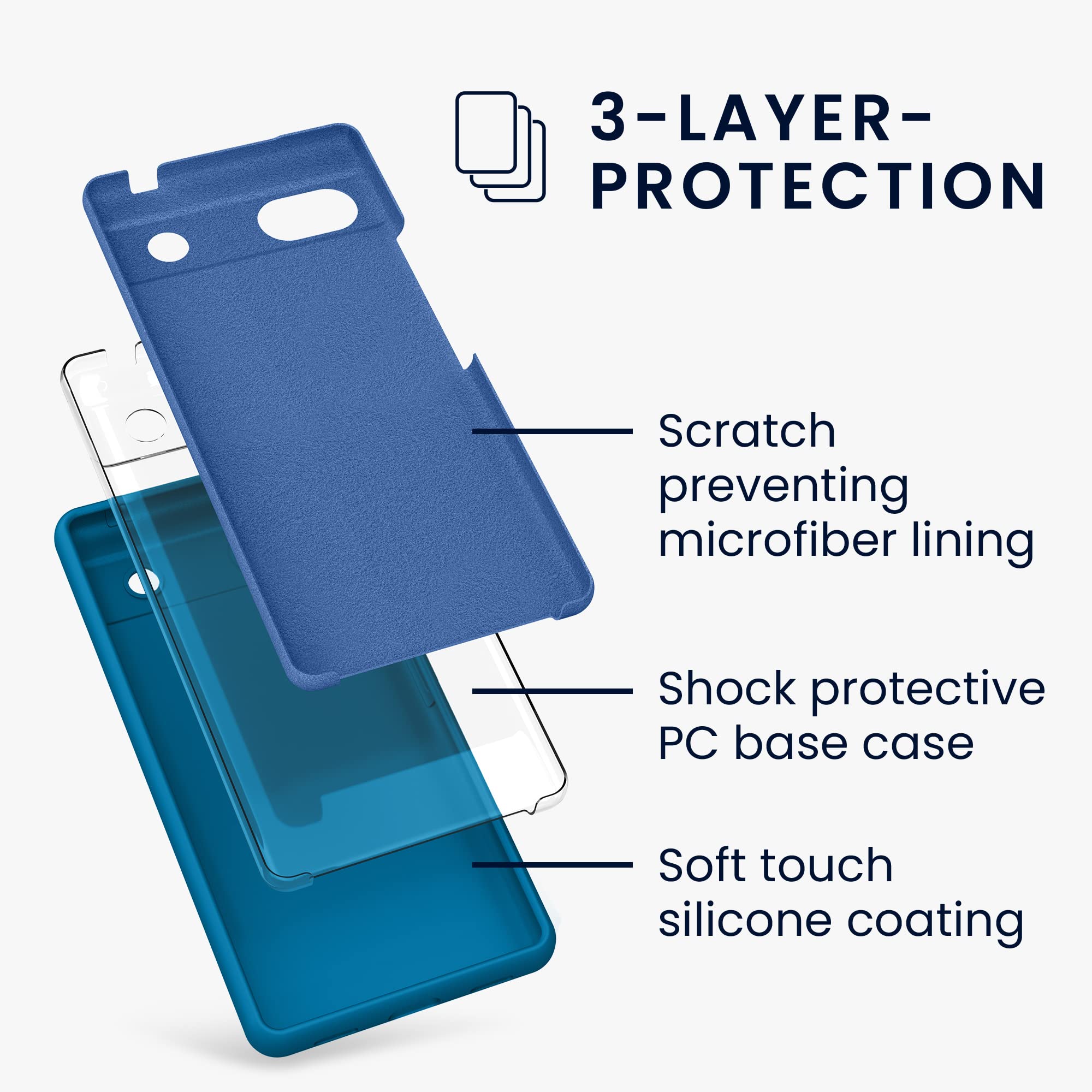 【送料無料】kwmobile スマホケース Google Pixel 6a対応 ケース - TPU リキッド ...