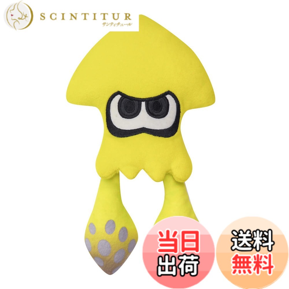 [무료 배송] 삼영 무역 Splatoon (스플라툰) 3 ALL STAR COLLECTION 오징어 (S) 옐로우 W13xD4xH22cm 봉제 장난감 SP30