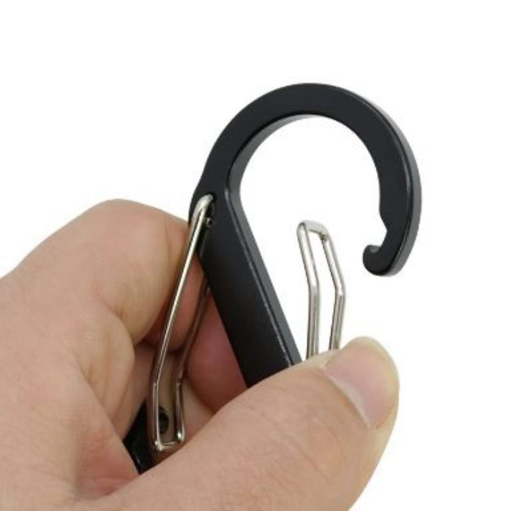 【送料無料】XSAJU カラビナ S字型 小型 自動ロック 10個セット アルミ製 アウトドア用品 登山用品 キャンプ用品 scintitur-10925886 サンティチュール サンプル画像3