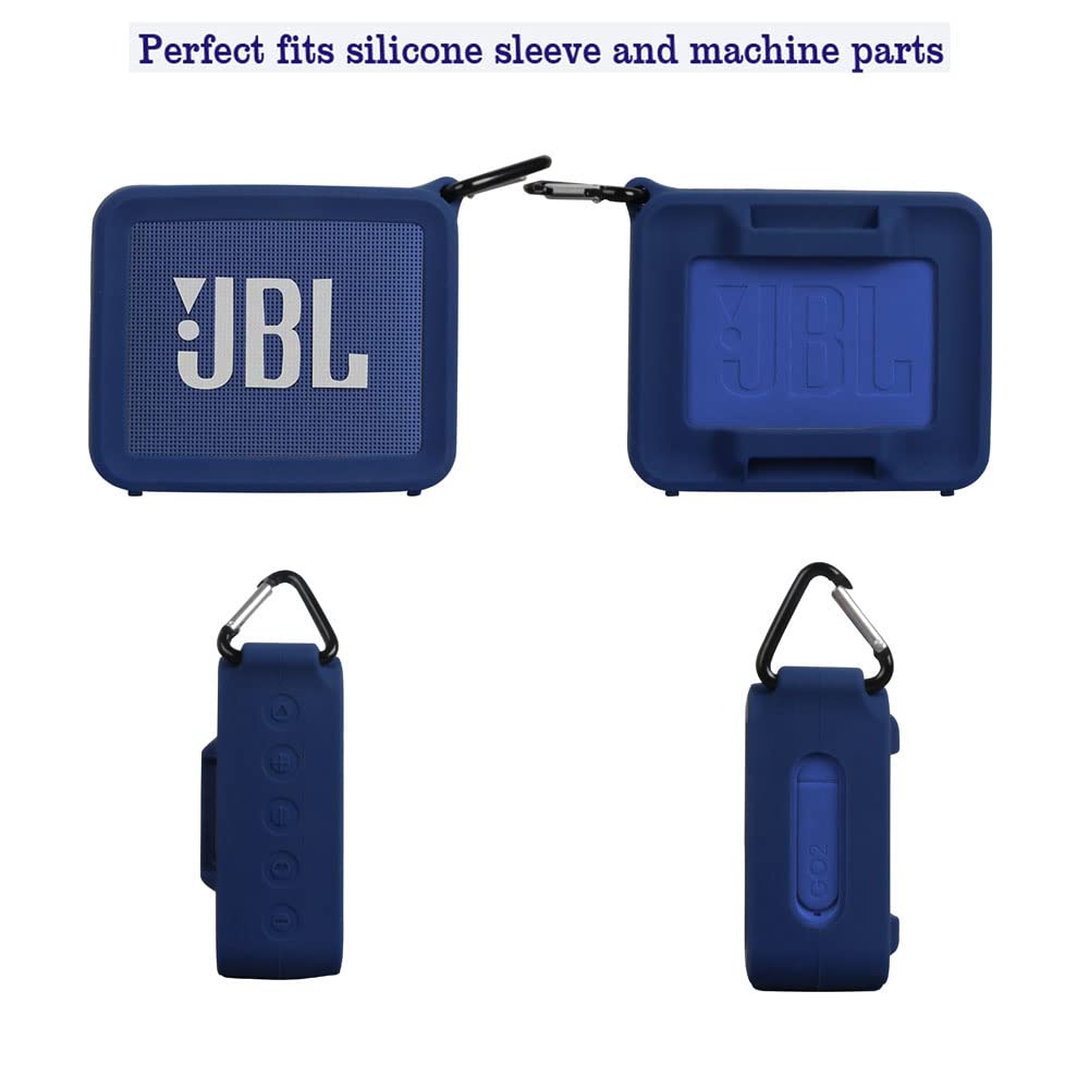 【送料無料】JBL GO 2 Bluetoothスピーカー専用保護収納シリカゲルシェル-Hermitshell(ブルー) scintitur-10247266 サンティチュール サンプル画像2