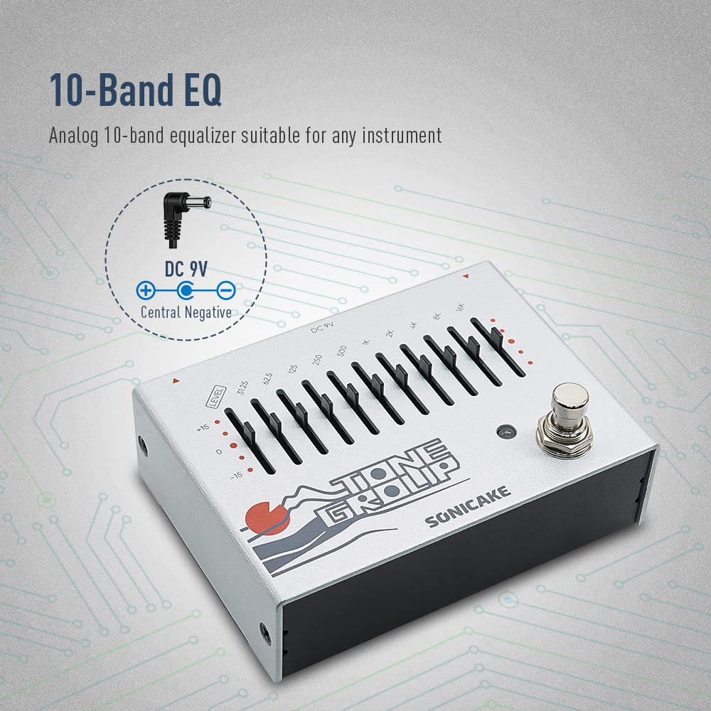 【送料無料】SONICAKE イコライザー EQ エフェクター 10 バンド Tone Group