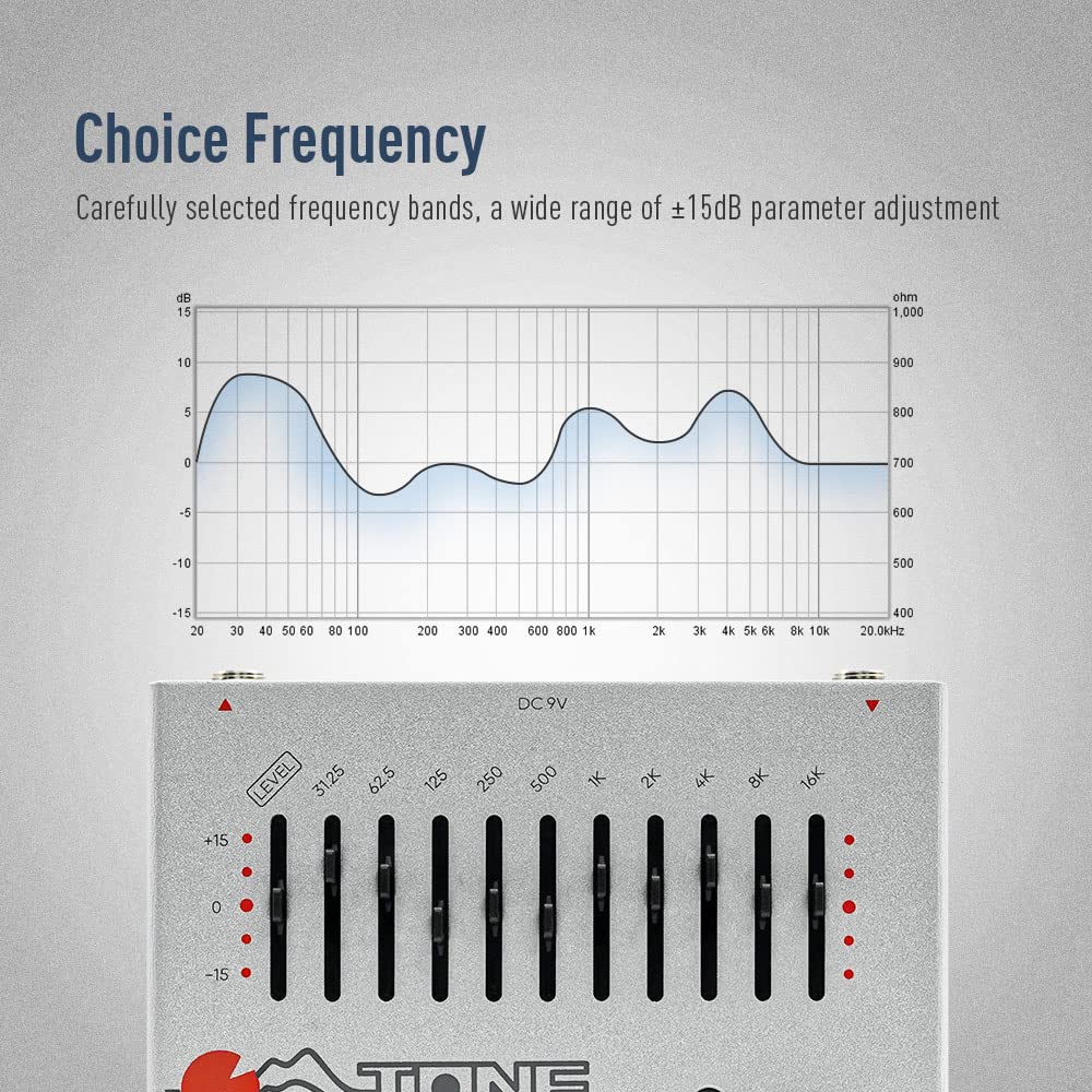 【送料無料】SONICAKE イコライザー EQ エフェクター 10 バンド Tone Group