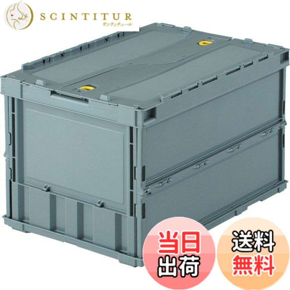 商品情報商品の説明●シボ加工を設けているので、ラベルを貼ることができ、ラベルののりを残すことなくはがせます。●折りたたんだ時の高さを最大限まで追求、従来タイプに比べて最大35%低く、これにより輸送運賃・保管スペースを大幅に削減することができます。●スライドロックを設けていますので、内容物を安心して輸送することができます。●組み立て時も、折りたたみ時にも積み重ねができ荷崩れの心配がありません。●商品や部品・備品の配送および保管・管理。●内容物の種類・大きさが一定でない荷物の配送に最適。●ポリプロピレン（PP）主な仕様 容量(L):51.3br色:グレー外形寸法(mm)間口x奥行x高さ:530x366x336br有効内寸(mm)間口x奥行x高さ:493x335x311br折りたたみ高さ(mm):71