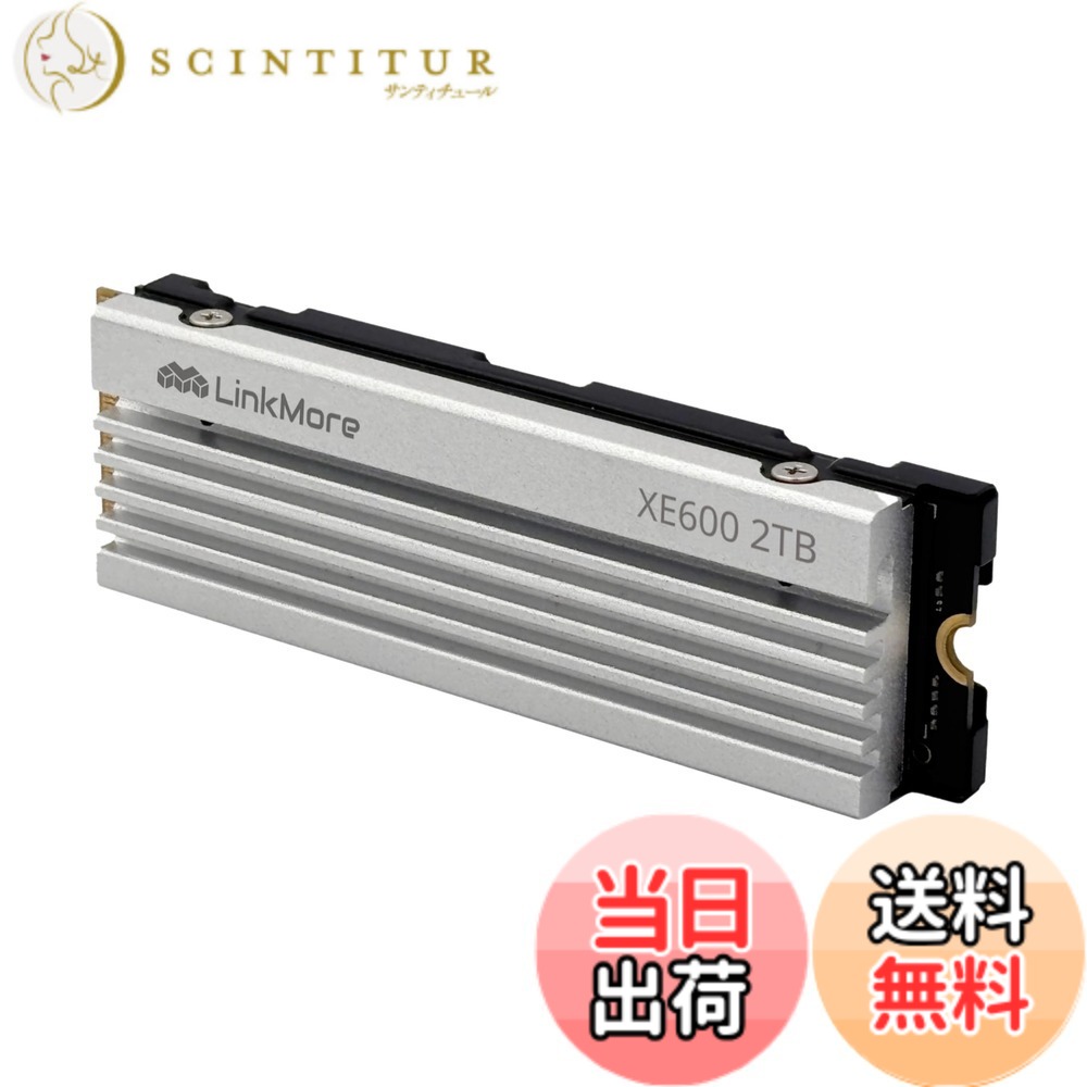 LinkMore XE600 2TB M.2 2280 PCIe Gen4x4 NVMe 1.4 SSD PS(5)動作確認済み (最大読込7200MB/s)