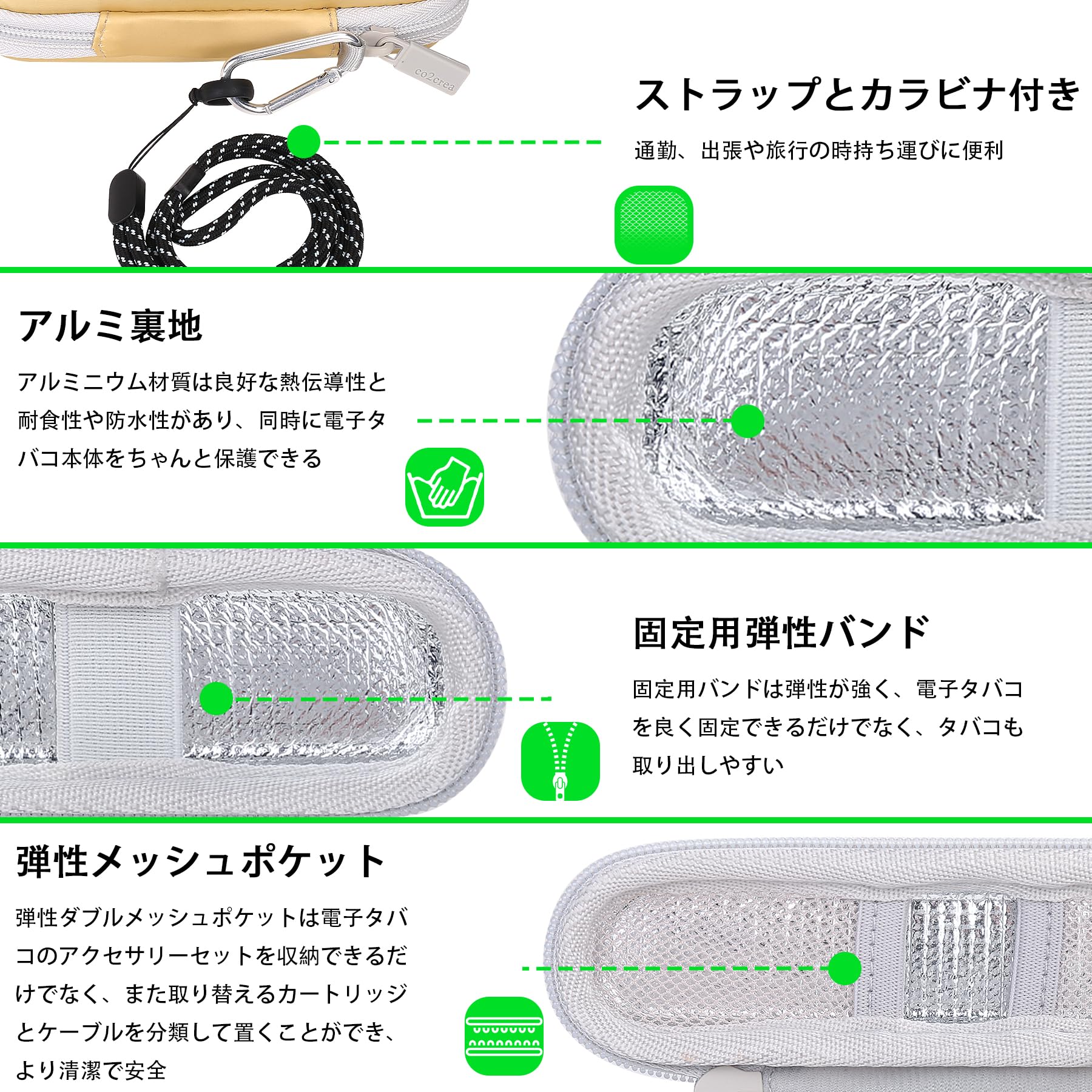 【送料無料】【co2CREA 収納ケース】Dr.Stick TypeX/DR.VAPE Model 3/2に対応 耐衝...