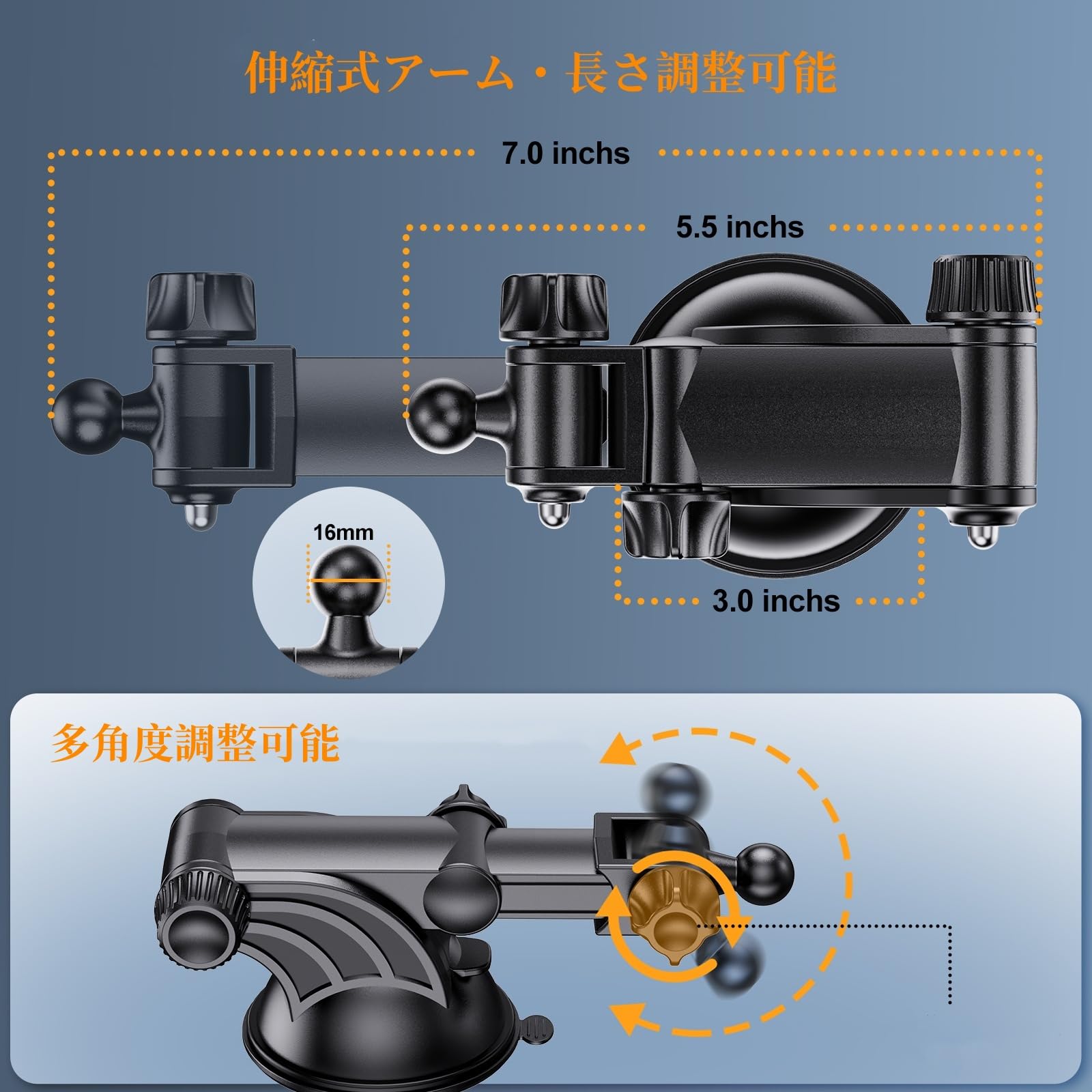 【送料無料】OHLPRO タブレットホルダー 車載 タブレットスタンド スマホホルダー ...