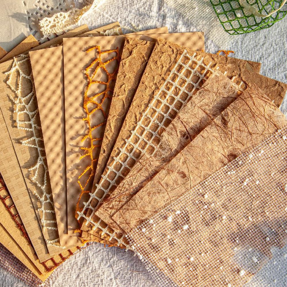 【送料無料】Alideco 16枚 コラージュ 素材 ペーパー 素材紙 り 手帳 ジャンクジャーナル メモパッド デザ ヴィ レトロ透かし編みノート カレンダー ベネットマナー (moyuan)