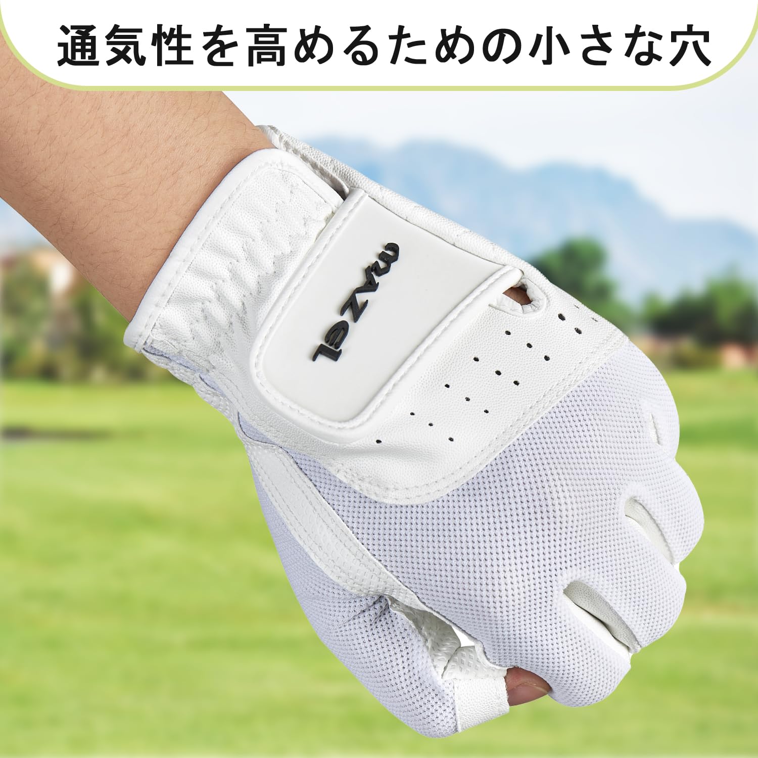 【送料無料】MAZEL (マゼル) ゴルフグローブ レディース 両手用 16~18cm 指先カッ...