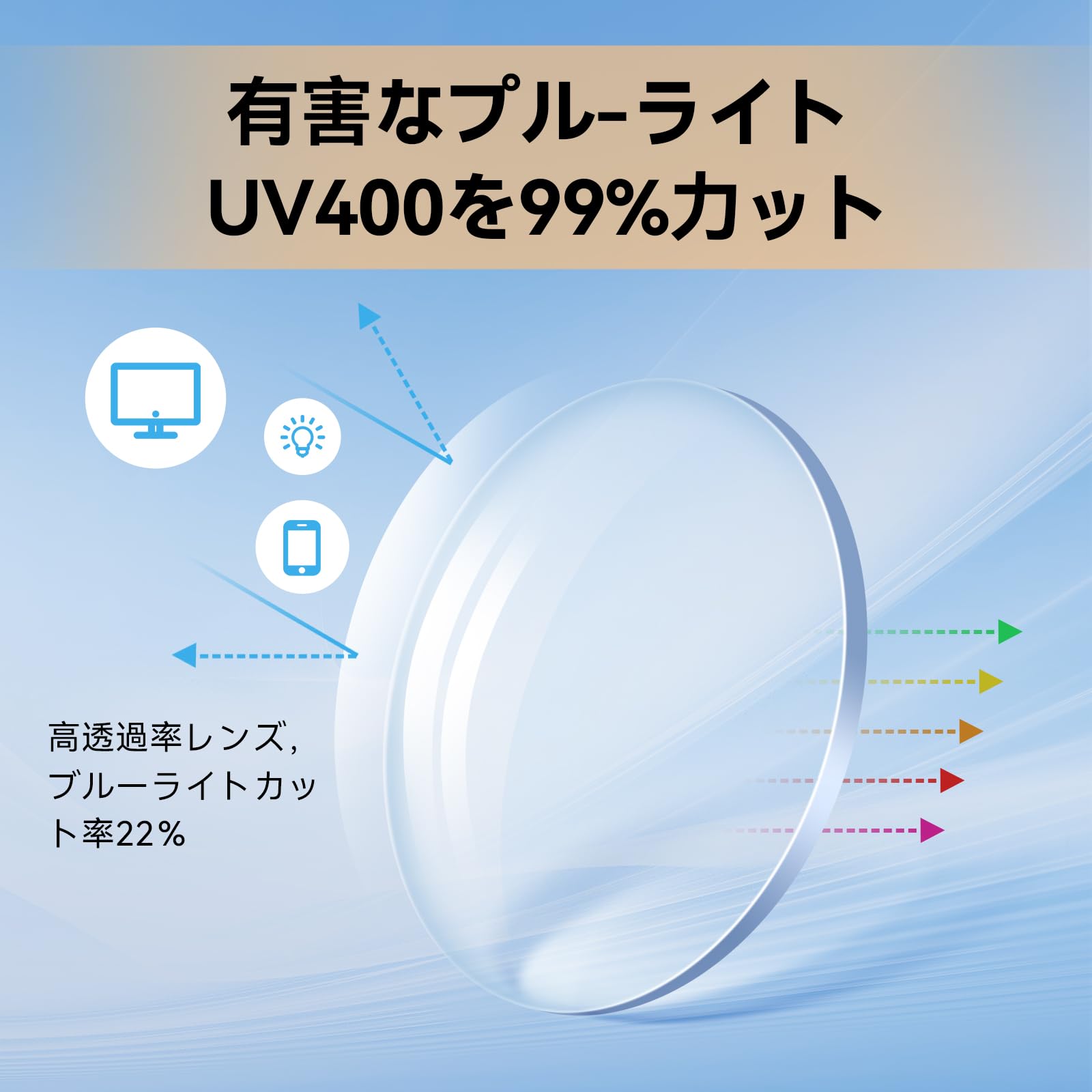【送料無料】[Dollger] ブルーライトカット TR90 調光メガネ 変色 パソコン用 メガ...