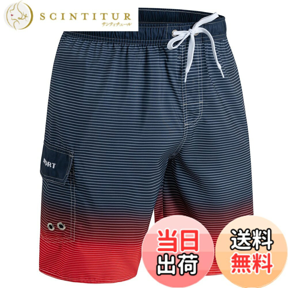 【送料無料】[KEFITEVD] ハーフパンツ メンズ 夏 水着 水陸両用 サーフパンツ イン...
