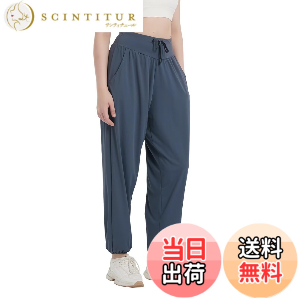 【送料無料】[Sillictor] ジョガーパンツ レディース ゆったり ヨガパンツ スポーツ サルエルパンツ トレーニングウェア ランニング ロングパンツ アクティブ ジャージ下 ヨガウェア 0180na-M
