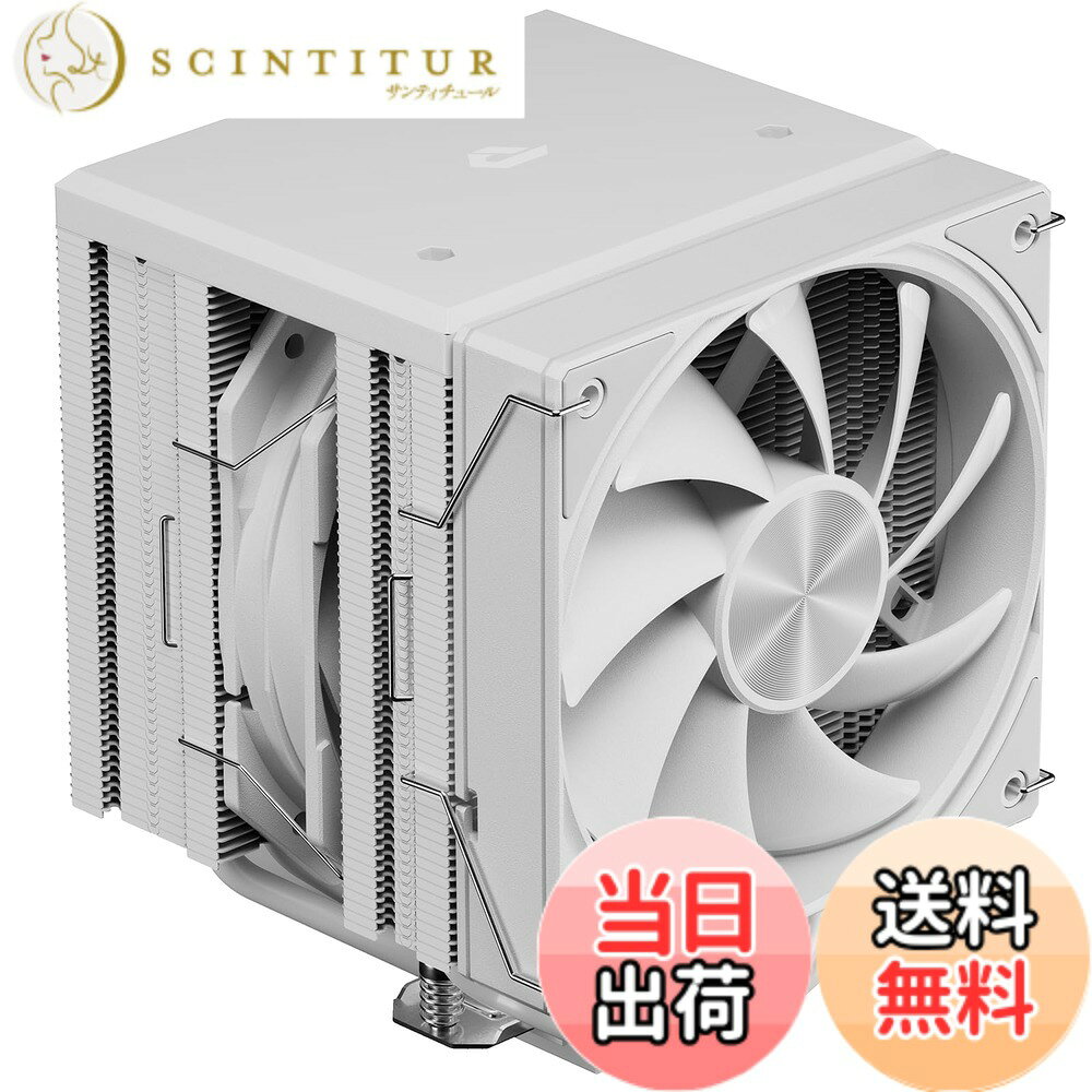 Novonest cpuクーラー 高性能デュアルタワー CPUクーラー 空冷 6本の銅製ヒートパイプ付き TDP 265W 2つ 120mm PWM 静音ファン搭載 cpuファン Intel LGA1700/1851/1200/115X対応 AMD AM4/AM5対応 エアクーラー「UE2T6」