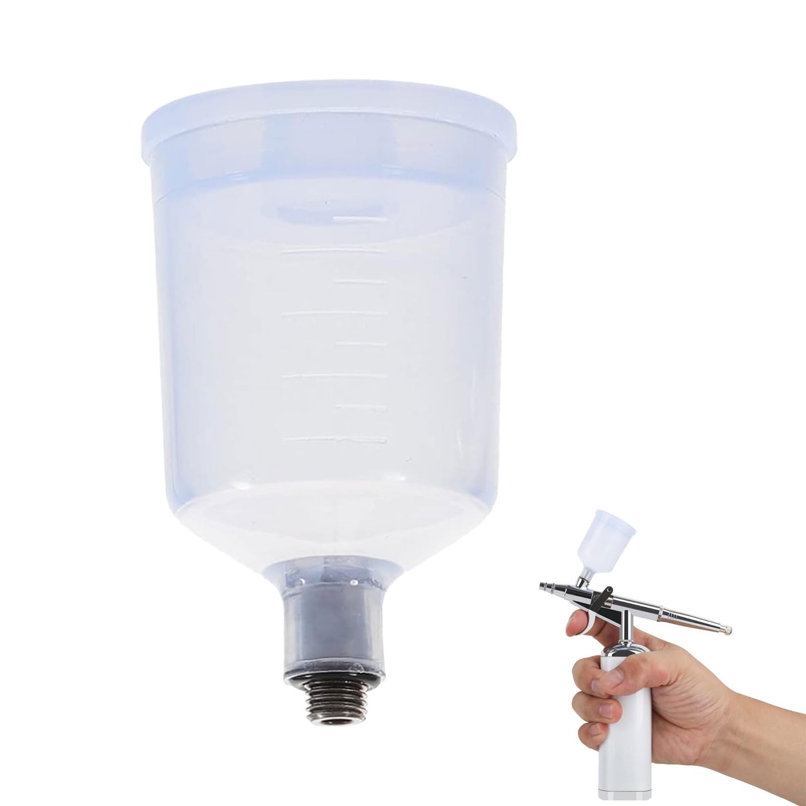 【送料無料】TVETE エアブラシ カップ スプレーガン カップ 20ml 塗料カップ クリア 目盛りも付き 大容量 エアブラシ替えポット 取り外し可能 エアーブラシ プロのペイントカップ 塗料瓶 顔料カップ DIY 塗装用 エアブラ クセサリー 多機能 (1)