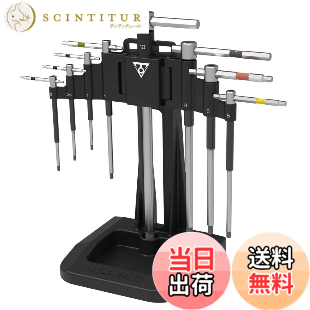 商品情報商品の説明素早くボルトを回せるスピードスリーブを採用した六角レンチ セット。 ボルトなどの小物を磁力で保持しておけるマグネット トレイ付き。 クロム バナジウム ツール 六角レンチ：2、2.5、3、4、5、6、8、10mm スピードスリーブ マグネット トレイ付ツールホルダー サイズ：L170xW325xH360mm 重量：1.4kg 商品のカラー・サイズについて 商品のカラーはディスプレイの種類等により、実物と異なって見える場合がございます。 掲載商品の仕様、ロゴ等のデザインは改良のため、変更される場合がございます。 また、メーカーが発表していない寸法や個人的なフィット感についてはお答えいたしかねます。あらかじめご了承ください。主な仕様
