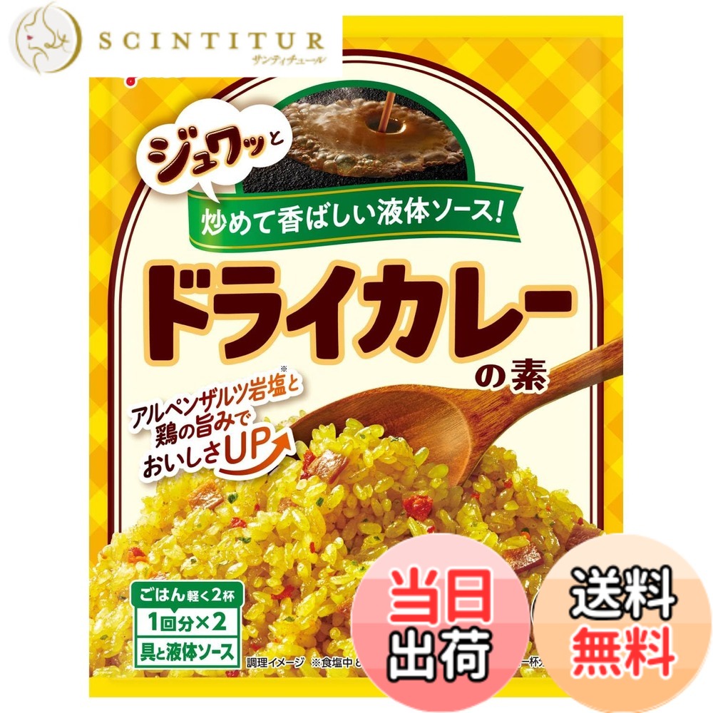 【送料無料】ドライカレーの素 56.0g 江崎グリコ (チャーハンの素/調味料/簡単調理) サイズ：Pack of 1 scintitur-11404872 サンティチュール パッケージ画像