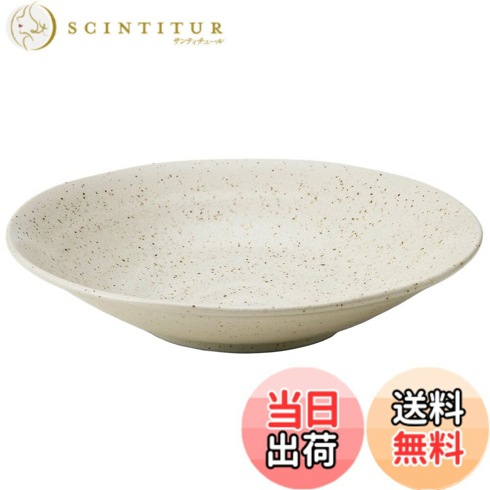【送料無料】TAMAKI 軽量食器 浅鉢 色：白唐津、サイズ：Lサイズ