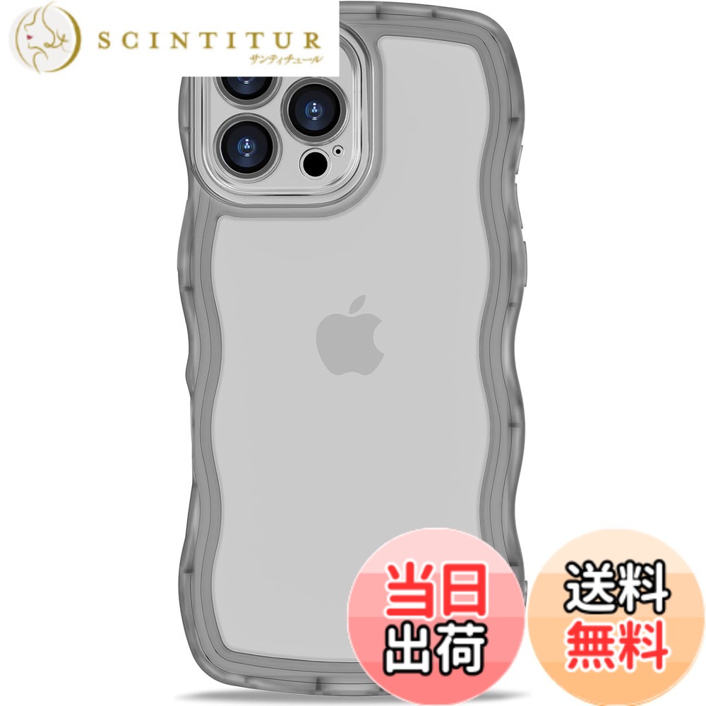 【送料無料】AVETUL iPhone 16 Pro ケース クリア ウェーブ アイフォン16プロケー...