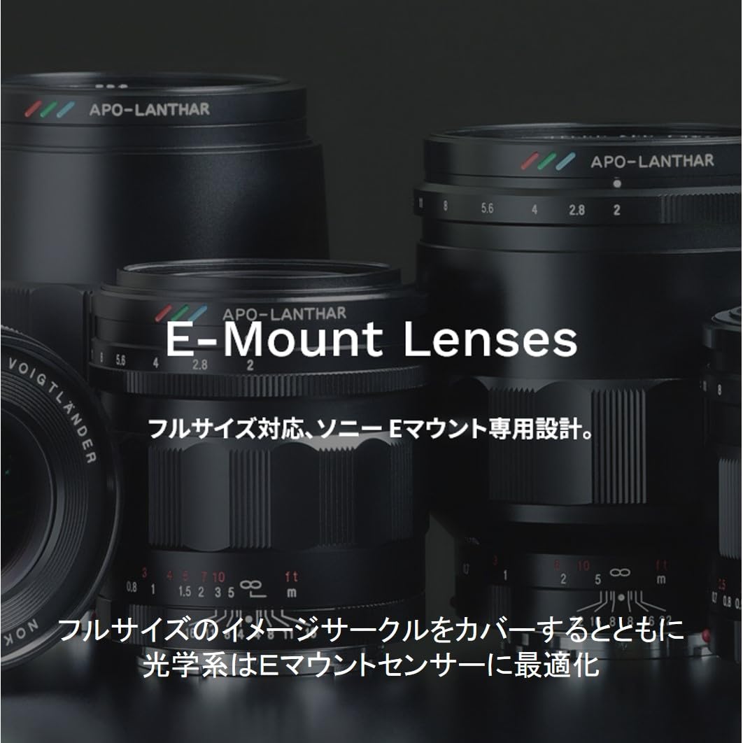 【送料無料】フォクトレンダー Eマウント 色：ブラック、サイズ：超広角