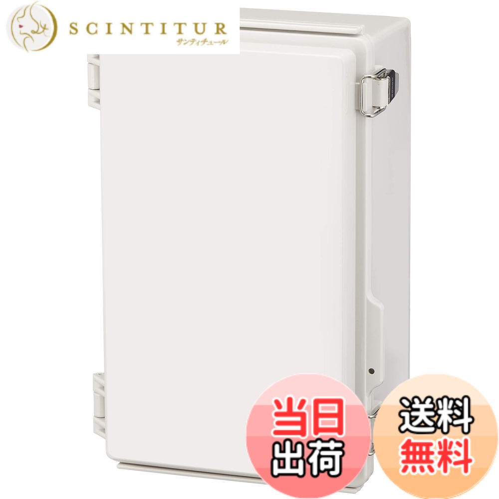 【送料無料】タカチ電機工業 BCAP型防水・防塵開閉式プラボックス 色：ホワイトグレー