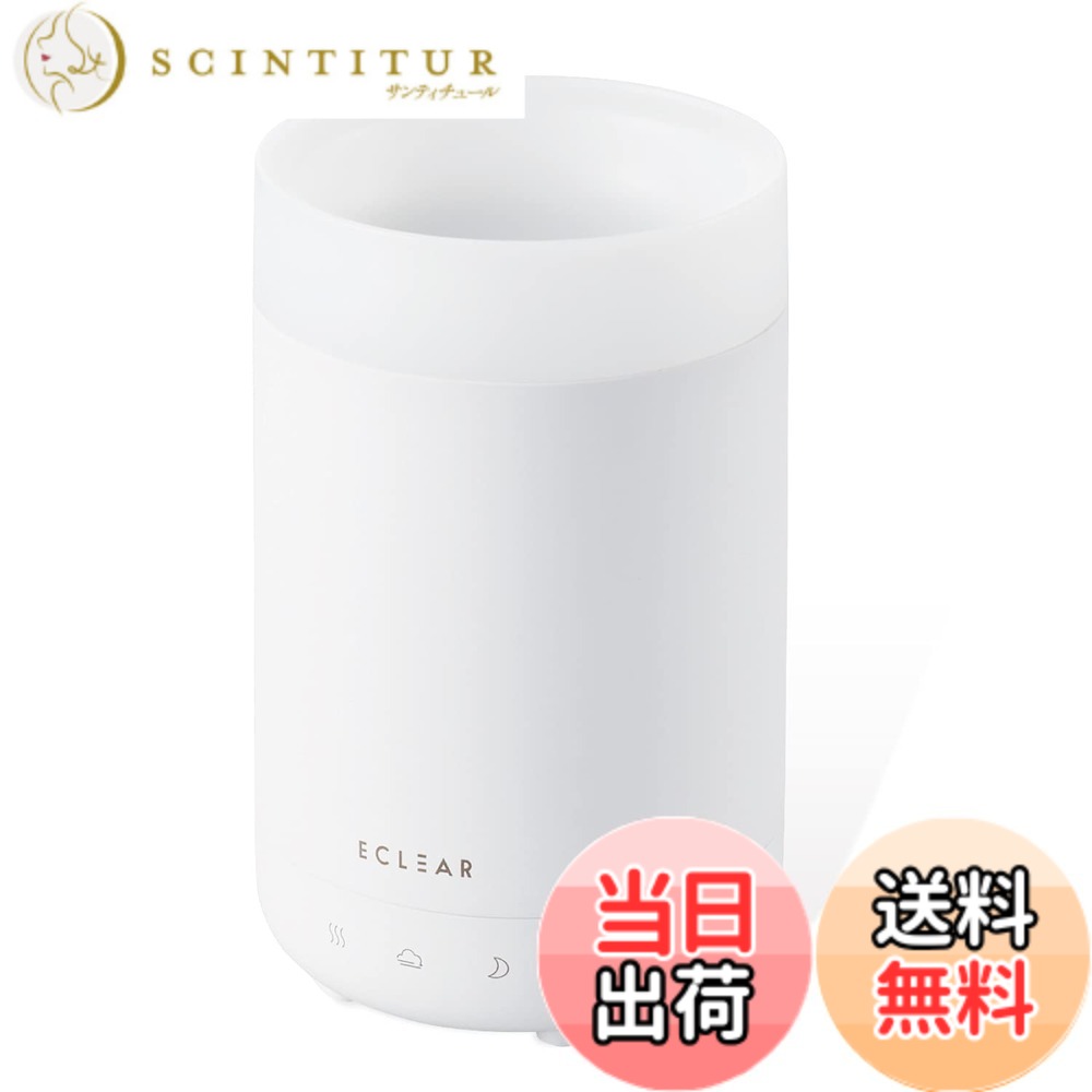 商品情報商品の説明【 仕様 】 ■ ミスト方式:超音波振動方式 ■ 電源方式:ACアダプター ■ 定格電圧:DC24V ■ 定格電流:約360mA ■ 消費電力:約8.6W ■ 噴霧量:連続運転:約20ml/h、間欠運転:約10ml/h、シルクミスト運転:約6ml/h ■ 水タンク容量:約150ml ■ ミスト量切り替え:連続運転/間欠運転/シルクミストモード ■ 連続動作時間:連続運転:最大7時間、間欠運転:最大14時間、シルクミスト:最大10~25時間(使用環境により使用時間は変動します) ■ 寸法:約φ108x高さ169mm ■ 質量:約330g ■ 抗菌仕様:銀系無機抗菌剤 SIAAマーク取得 JP0122130A0014P ■ 抗菌箇所:外観樹脂、水タンク※滑り止め足パーツを除く ■ LEDカラー:白、赤、紫、青、淡青、緑、黄 ■ ナイトランプ機能:対応 ■ アロマ対応:天然抽出成分100%のエッセンシャルオイル(精油)/加湿器用水溶性アロマオイル/加湿器用アロマウォーター対応 ■ 使用環境温度:10度~40度 ■ カラー:ホワイト ■ 内容物:本体x1、専用ACアダプター(ケーブル長:約1.7m)x1 【 説明 】 ■ オリジナル設計のお皿にミストを雲のようにとどめ、流れるようにたなびかせて空間へ広げ、幻想的な空間を創り出すシルクミストモードを搭載したアロマディフューザー“エクリア ミスト"です。 ■ 銀イオン(Ag+)を練り込んだ抗菌樹脂を採用することで、SIAA(抗菌製品技術協議会)認証を取得しています。 ■ 細菌が繁殖しやすいタンク部分にも抗菌加工をほどこしており、より清潔に安心してご使用いただけます。 ※ SIAA(抗菌製品技術協議会)は、抗菌・防カビ・抗ウイルス加工製品に関する品質や安全性のルールを整備し、そのルールに適合した製品にSIAAマーク表示を認めています。 ※ 抗菌とは、製品の表面上に存在する細菌の増殖を抑制することです。JIS(日本産業規格)では抗菌加工されていない製品の表面と比較して、細菌を99%以上抑制出来ている場合、その製品に抗菌効果があると規定されています。 ■ 天然抽出成分100%のエッセンシャルオイル(精油)、加湿器用水溶性アロマオイル、加湿器用アロマウォーター対応。水を入れたタンクにアロマを入れると、アロマディフューザーとしても使用できます。 ■ 最大7時間の連続運転ができ、自宅での使用に最適です。1日で使い切れる水の量(タンク容量150ml)なので、菌の繁殖を抑制できます。 ■ 噴霧のON/OFFを一定時間ごとに自動で繰り返す“間欠運転モード"。雲や霧を思わせる幻想的な加湿を行い、視覚的に楽しむことのできるシルクミスト運転を搭載。使う場所や気分に合わせて、加湿量や香りを調整することができます。 ■ 連続使用時間は連続運転では約7時間、間欠運転では約14時間、シルクミストモードでは10~25時間(使用環境によって大きく異なります)、噴霧を行うことができます。おやすみ中など使用シーンに合わせてモードを選択できます。 ■ 振動によって細やかなミストをつくる超音波式の加湿器です。ミストが熱くならないため、小さなお子さまやペットのいるご家庭でも安心です。 ■ 電源にはACアダプター(ケーブル長:約1.7m)を使用。 ■ タンク内の水が無くなると運転を自動的に停止する空焚き防止機能付きです。 ■ 7色に変化するLEDライトは単独でも使用可能。ナイトランプボタンを押すことで、グラデーション、お好きな色での固定、消灯の順に切り替えることができます。ベッドサイドに置いて、睡眠中の加湿やナイトライトとしても使えます。 ■ フタを外して上から水を注げる上部給水タイプです。タンクを持ち運ぶ手間やセットする際の水濡れの心配が無く、給水作業の負担を減らします。 ■ 別売りの弱酸性次亜塩素酸水エクリアゼロを入れて空間に噴霧することが可能です。 【商品に関するお問い合わせ】 エレコム総合インフォメーションセンター TEL. 0570-084-465 FAX. 0570-050-012 受付時間 / 10:00~19:00 年中無休主な仕様 銀イオン(Ag+)を練り込んだ抗菌樹脂を採用することで、SIAA(抗菌製品技術協議会)認証を取得しています。細菌が繁殖しやすいタンク部分にも抗菌加工をほどこしており、より清潔に安心してご使用いただけます。※ SIAA(抗菌製品技術協議会)は、抗菌・防カビ・抗ウイルス加工製品に関する品質や安全性のルールを整備し、そのルールに適合した製品にSIAAマーク表示を認めています。※ 抗菌とは、製品の表面上に存在する細菌の増殖を抑制することです。JIS(日本産業規格)では抗菌加工されていない製品の表面と比較して、細菌を99%以上抑制出来ている場合、その製品に抗菌効果があると規定されています。連続使用時間は連続運転では約7時間、間欠運転では約14時間、シルクミストモードでは10~25時間(使用環境によって大きく異なります)、噴霧を行うことができます。おやすみ中など使用シーンに合わせてモードを選択できます。振動によって細やかなミストをつくる超音波式の加湿器です。ミストが熱くならないため、小さなお子さまやペットのいるご家庭でも安心です。別売りの弱酸性次亜塩素酸水エクリアゼロを入れて空間に噴霧することが可能です。オリジナル設計のお皿にミストを雲のようにとどめ、流れるようにたなびかせて空間へ広げ、幻想的な空間を創り出すシルクミストモードを搭載したアロマディフューザー“エクリア ミスト"です。タンク内の水が無くなると運転を自動的に停止する空焚き防止機能付きです。原産国:中国