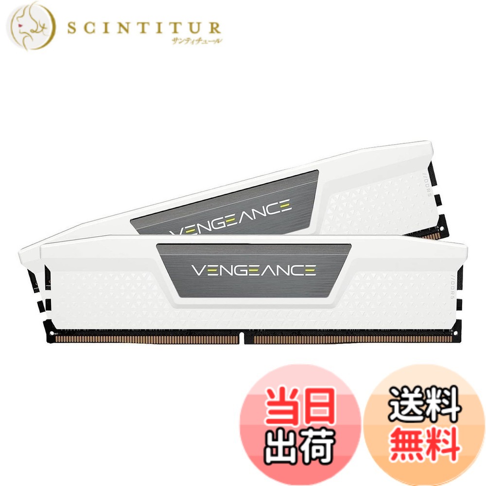 商品情報商品の説明サイズ：16GBx2枚 | スタイル：DDR5 | VENGEANCE DDR5シリーズ主な仕様 規格：DDR5-5200MHzbr容量：32GB(16GBx2枚)種類：288pinbr定格電圧：1.25VbrCORSAIRの限界を突破した画期的メモリー。