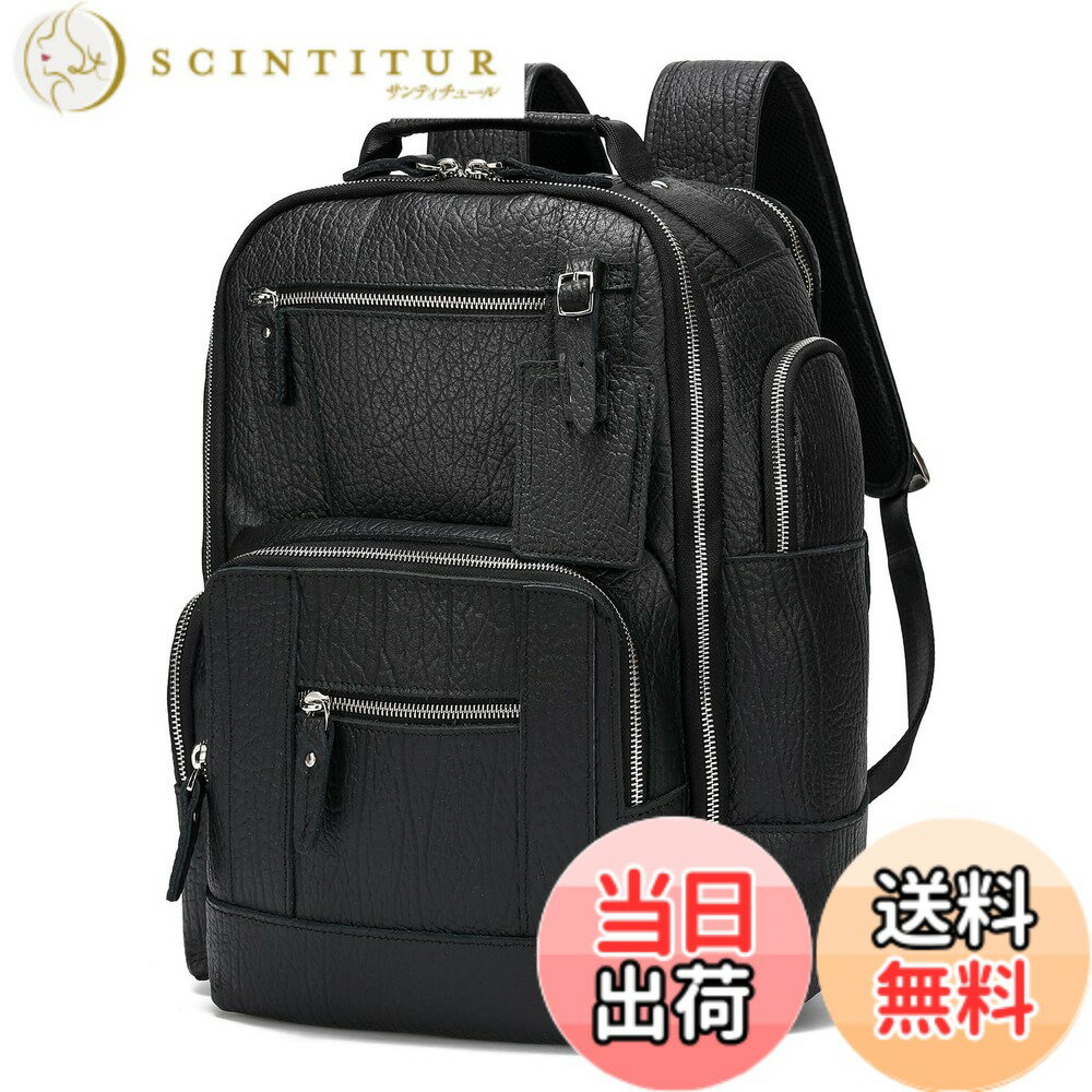 【送料無料】[Lannsyne] リュック メンズ 本革 リュックサック 革 ビジネスリュッ...