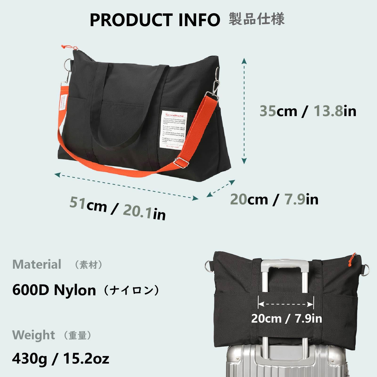 【送料無料】JEELAD ボストンバッグ 旅行バッグ 3WAY 折りたたみ ダッフルバッグ キャリーバッグ 旅行カバン 大容量 軽量 撥水 アウトドア 出張 2泊3日 修学旅行 男女兼用 機内持ち込み 色：01 ピンク、サイズ：1.65リットル scintitur-10522741 サンティチュール サンプル画像2