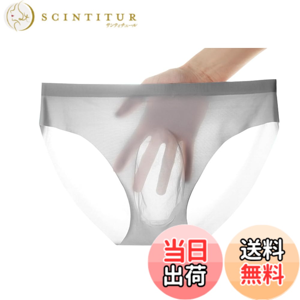 【送料無料】[Pastinde] メンズブリーフ パンツ 薄型 ブリーフ アイスシルク下着 3...
