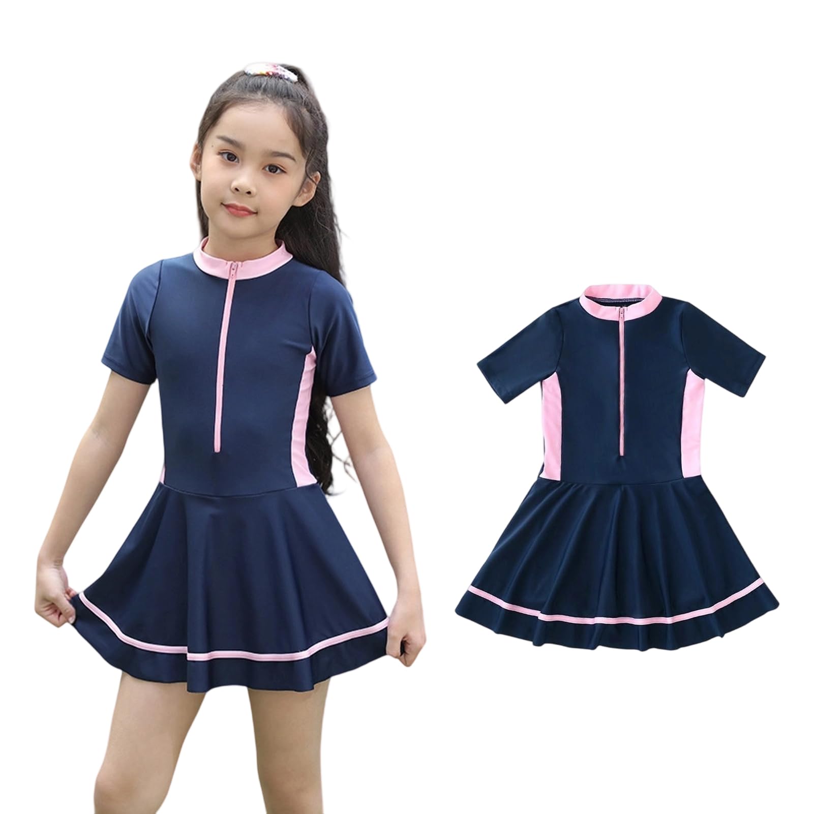 商品情報商品の説明主な仕様 【商品詳細】トップス水着とスイムパンツ2点セット。上下セパレートで着こなしやすいからお着替えも、おトイレもも安心です。インナーパンツ付きで、活発な子も安心でいっぱい遊べます。サイズは110CM、120CM、130CM、140CM、150CMがあり、お子さんの体長に合わせて選ばれます。【洗練されたデザイン】上下セット水着で、トップスはきれいな形と無地で、洗練とプロなどが感じられ、ファスナーも付きて着用便利です。スイムパンツと袖は柄のあるで、可愛くて活発です。色は女の子が好きなピンクとパープル2色です。パンツはインナーパンツ付きて露出防止、水遊びを楽しめる！【優秀な生地】優れた肌触りのいい生地を使用していて、肌ざわりの良い質感でストレッチ性に優れ、長時間に着用しても気持ちがいいです。この水着は女の子を対象にした水着で、弾力性があり動きやすく着心地が良いです。通気性が良く、洗いやすく干しやすく、洗濯機もOKです！【安全性が高い】優秀な生地染色とプリント技術を使用して、無毒無害で、この子供水着は色落ちしにくく染色せず、子供の体の安全を保護します。水着の材質は柔らかくて肌触りがよく、首元にはジッパー付き、チャックが肌に触れないようジッパーカバー付き、肌を傷つけることはなく、ゆるみが適当で着心地です。【適用範囲】上下セットの子供水着、胸元にファスナーがあり、快適に着脱や水遊びをでき、速乾性に優れ、肌ざわりの良いでお子様が純粋に楽しめるよう細かい点までこだわりました。スクール、プール、海水浴、川遊び、水遊び、温泉、様々なアクテビティなどの場所で大活躍！