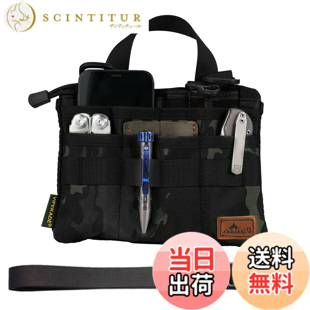 商品情報商品の説明主な仕様 【長持ちするように作られています】高品質の500Dオックスフォード製で、耐久性、耐摩耗性、防汚性、耐引裂性があります。それは何年も続くことができ、補強された縫製は壊れにくく、耐用年数を大幅に延ばします。【大容量】このツールオーガナイザーポーチは、メインポケット1つ、大きなメッシュバッグ1つ、EDCツール用の小さなポケット4つ、ミディアムポケット2つの合計7つのポケットで、懐中電灯、ノートブック、電話、折りたたみナイフ、戦術を収納できます。ペンまたは他のより大きなマルチツールおよびEDCギア。【別のポケットデザイン】すべてのギアを別のポケットに入れ、完璧な収納スペース、毎日の持ち運びに必要なものすべてを収納できる十分なスペース、ポケットを整理してください。 EDCオーガナイザーポーチは、ツールを効果的に整理し、ポケットを傷つけるためのツールを防ぎます。【多機能ツールポーチ】EDCツールや通常のツールの収納袋としてだけでなく、携帯電話の財布のノートのキーカードなどを入れるための日常の使用にも使用できます。ハンドヘルドまたは肩にかけることができます。修理工、教師、学生、EDCファンにとても人気があります。【理想的なギフトの選択：】このマルチツールポーチは、友人、家族、愛する人への素晴らしいギフトになります。一生続くように作られたこのアイテムは、誰にとっても誰にとっても長持ちするプレゼントになります。それは思慮深く実用的な贈り物です。