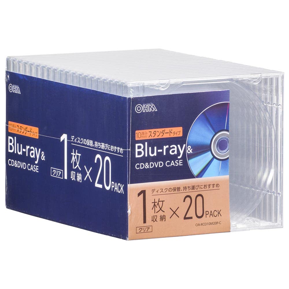 【送料無料】オーム電機 ブルーレイディスクケース Blu-rayディスクケース BDケー...