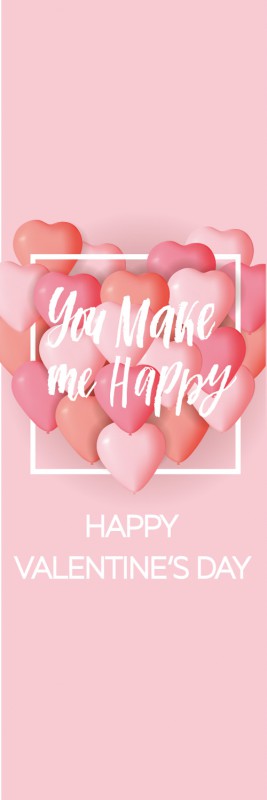 バレンタイン 既製デザイン のぼり 旗 Valentine’s Day