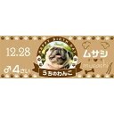 プレゼント オリジナル 横断幕セレブレートバナー ペットバースデー用 デザイン23-dog誕生日 飾り付け パーティーグッズ