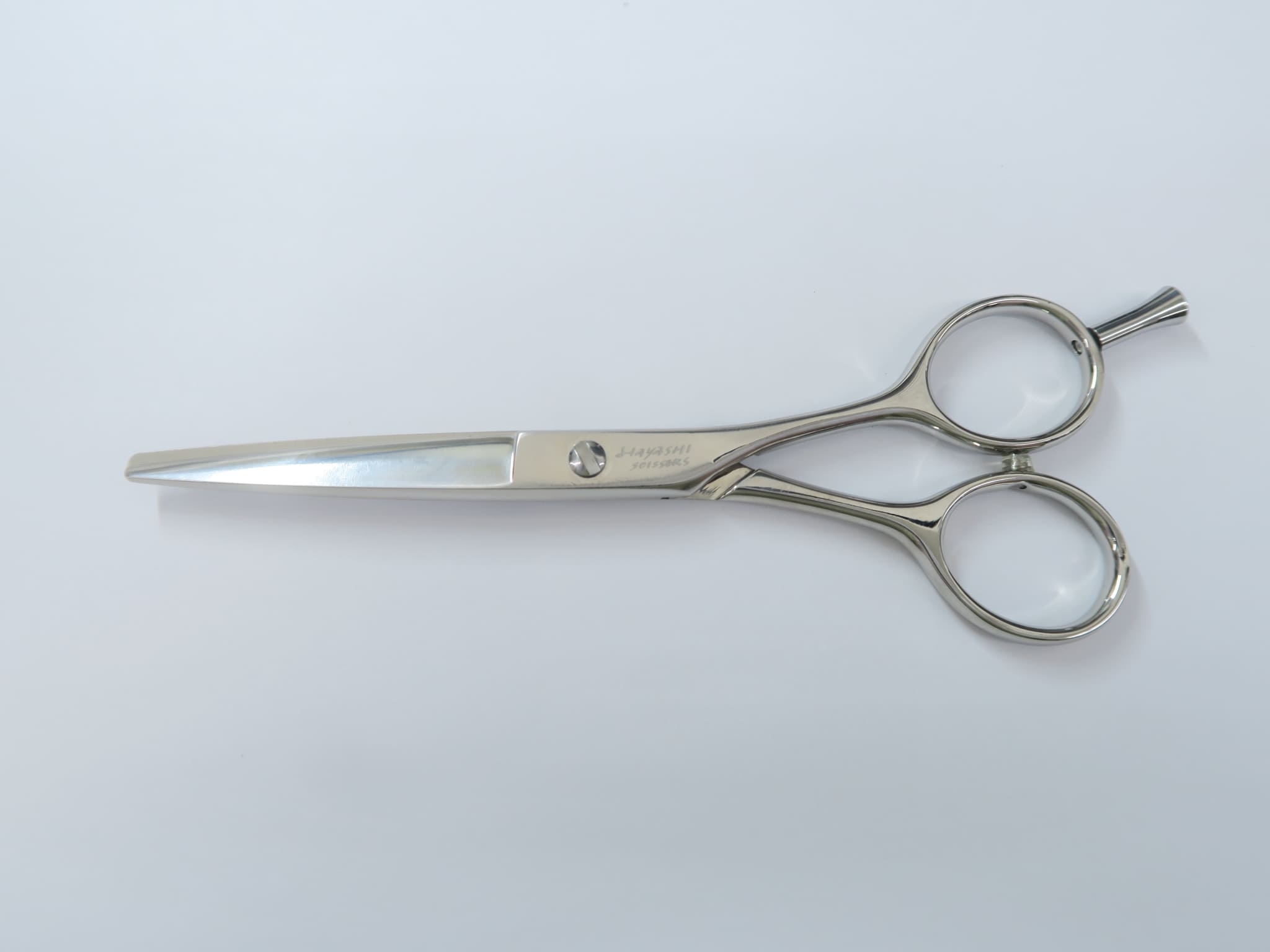 Bランク【HAYASHI SCISSORS ハヤシシザーズ】 JUN COBALT C-M-5.3 シザー 美容師・理容師 5.3インチ 右利き 【中古】:H-6090