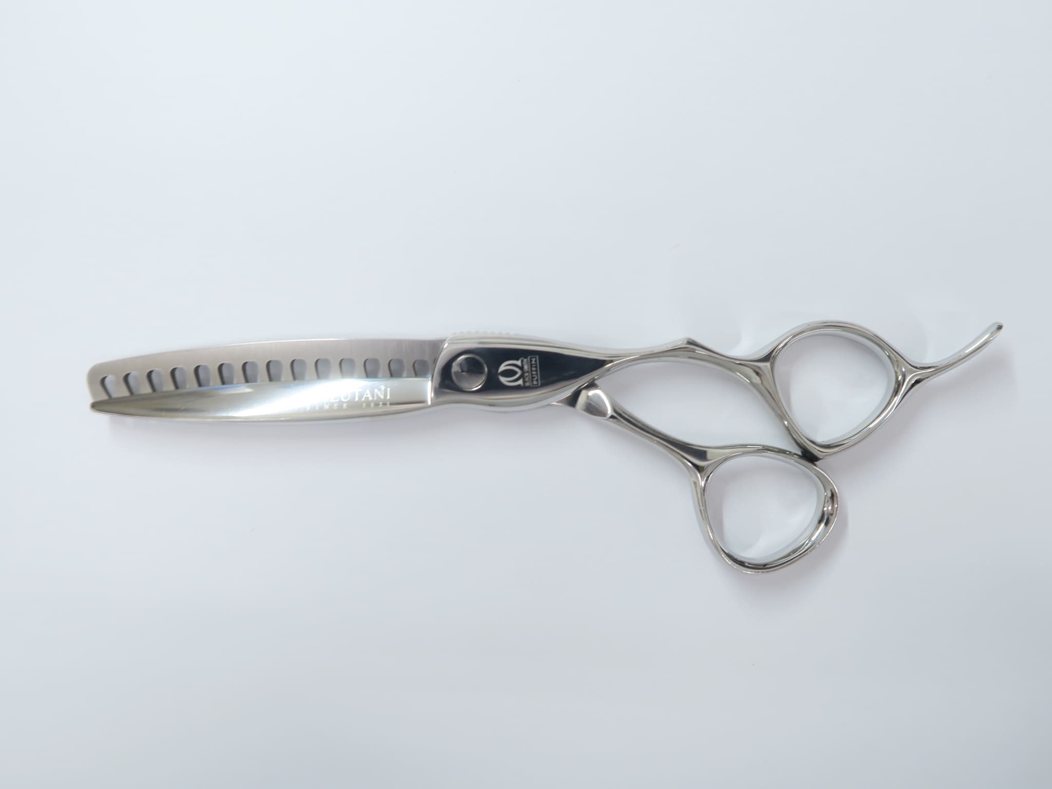 Cランク【MIZUTANI SCISSORS ミズタニシザーズ】 BLACK-SMITH Fit PUFFIN THINNING 14 セニング 美容師・理容師 6.0インチ 右利き 【中..