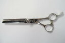 Cランク【MIZUTANI SCISSORS ミズタニシザーズ】 BLACK-SMITH セニング 美容師・理容師 5.8インチ 右利き 【中古】:H-8471