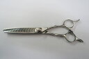 Cランク【ナルトシザー naruto scissors】 三梳きトラントS26 セニング 美容師・理容師 6.0インチ 右利き 【中古】:H-9147
