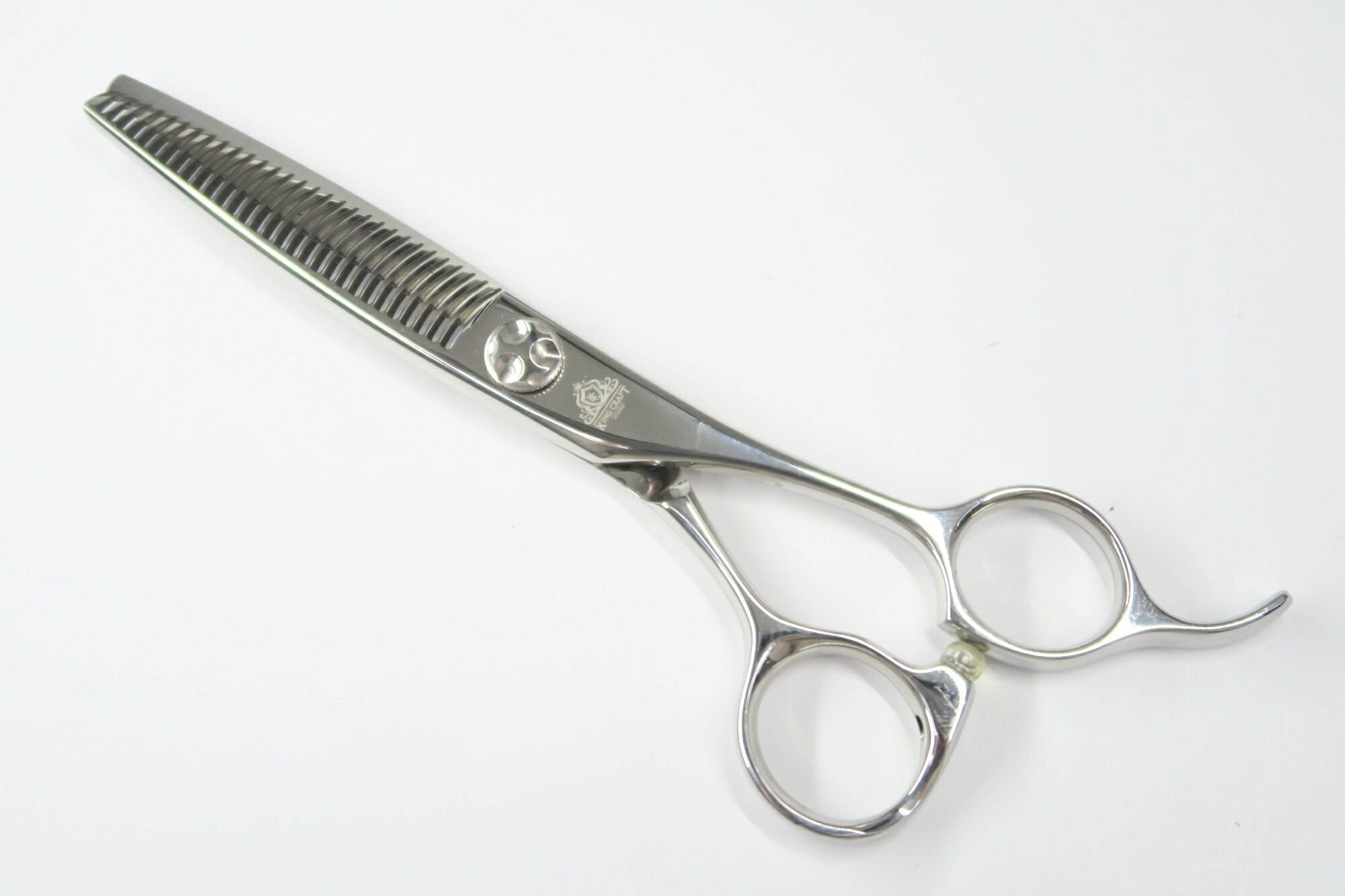 Cランク【KING CRAFT SCISSORS キングクラフトシザー】 KHS-302F セニング 美容師・理容師 6.0インチ 右利き 【中古】:H-10975