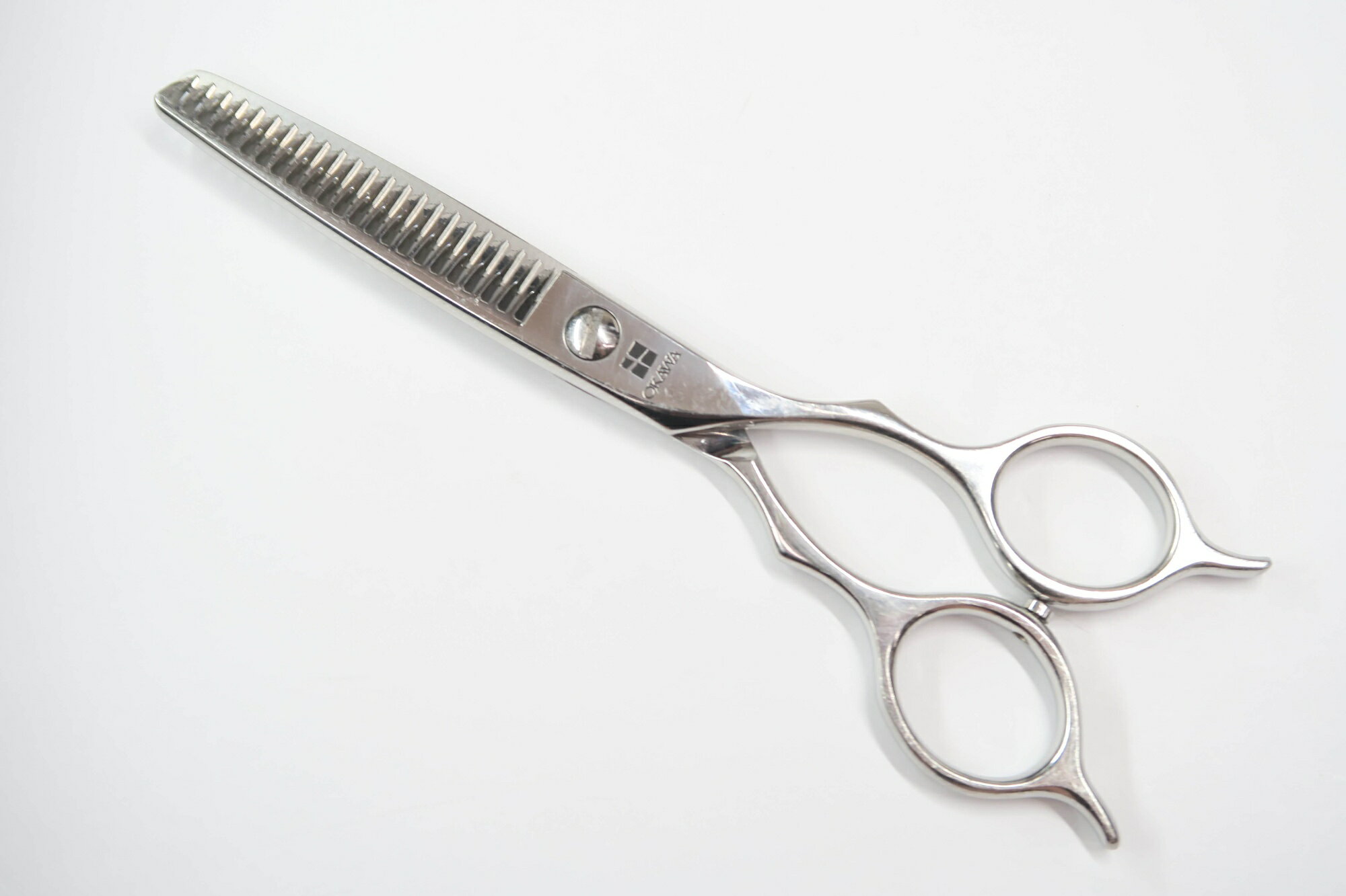 樂天商城 - Bランク【OKAWA PRO SCISSORS オオカワプロシザーズ】 232 セニング 美容師・理容師 5.8インチ 右利き 【中古】:H-11337