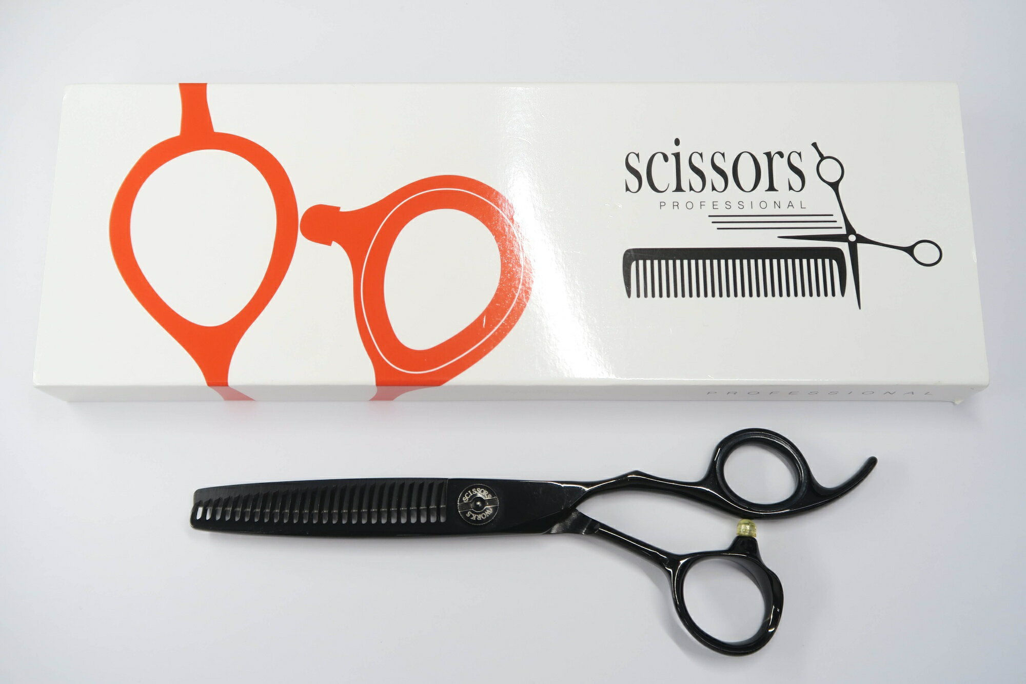 Bランク【シザーワークス SCISSORS WORKS】 RG3-1-6026BK セニング 美容師・理容師 6.0インチ 右利き 【中古】:G-1746（楽天・中古シザー買取販売専門店Kittemi）
