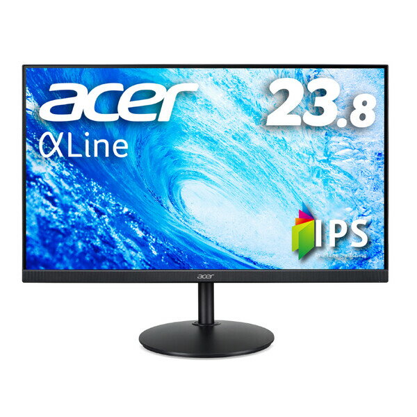 日本エイサー Acer モニター AlphaLine CB242Ybmirx 23.8インチ IPS 非光沢 フルHD 1ms (VRB)75Hz AMD FreeSync 高さ調整 チルト スイベル ピボット機能 VESAマウント対応 スピーカー内蔵 フリッカーレス ブルーライト軽減 フレームレスデザイン