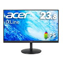 Acer モニター AlphaLine CB242Ybmirx 23.8インチ IPS 非光沢 フルHD 1ms (VRB)75Hz AMD FreeSync 高さ調整 チルト スイベル ピボット機能 VESAマウント対応 スピーカー内蔵 フリッカーレス ブルーライト軽減 フレームレスデザイン