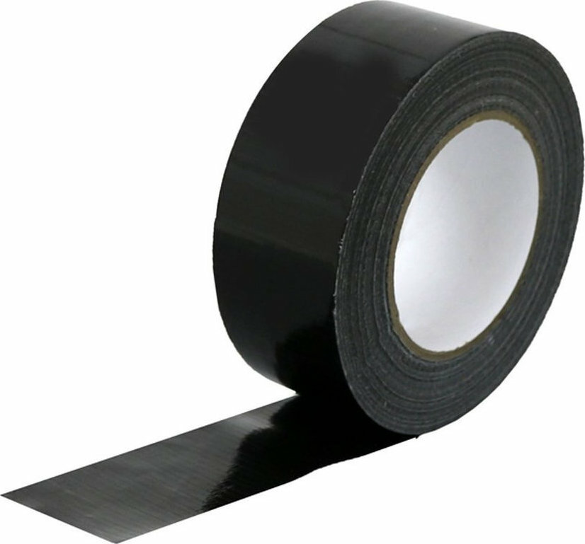 布カラーテープ　黒　50mmX25m 30巻入 1
