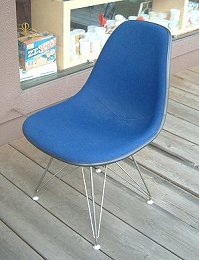 イームズ　ハーマンミラー　オリジナル　ネイビーブルー・ファブリック　サイドシェル　【シェル・オンリー】 　eames herman miller　Sideshell