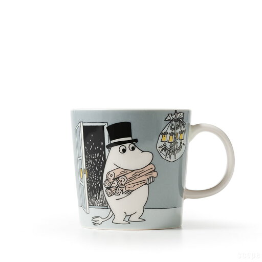 【5月7日以降5月9日までに発送】アラビア / ムーミン マグ 0.3L ムーミンパパ グレー [ Arabia Moomin Mug ]