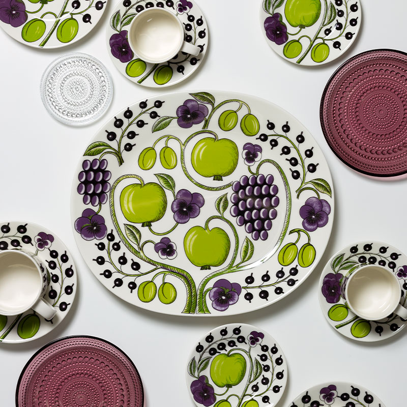 アラビア / パラティッシ サービングプラター36cm パープル [ Arabia Paratiisi ] 3