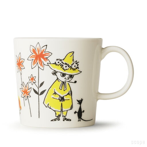 【5月7日以降5月9日までに発送】アラビア / ムーミン マグ0.3L ABC スナフキン [Arabia Moomin Mug]